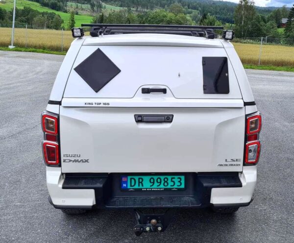 Hardtop til Isuzu D-Max. Plantopp, King top til Isuzu. Låsbar topp til Isuzu D-Max