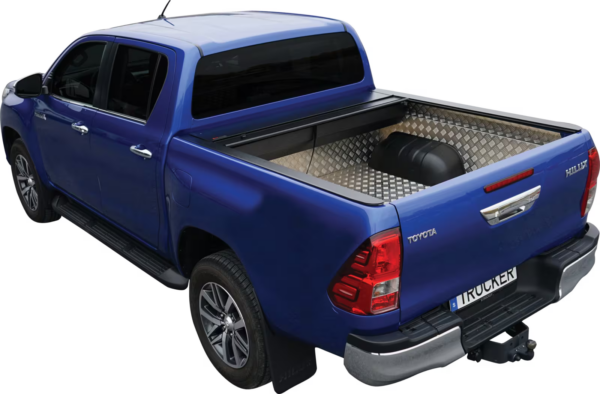 Rulledeksel til Toyota Hilux. Hilux bed cover som er et låsbart rullelokk til Hilux