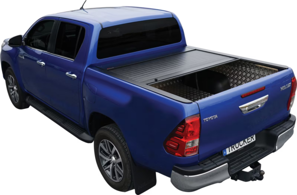 Rulledeksel til Toyota Hilux. Hilux bed cover som er et låsbart rullelokk til Hilux