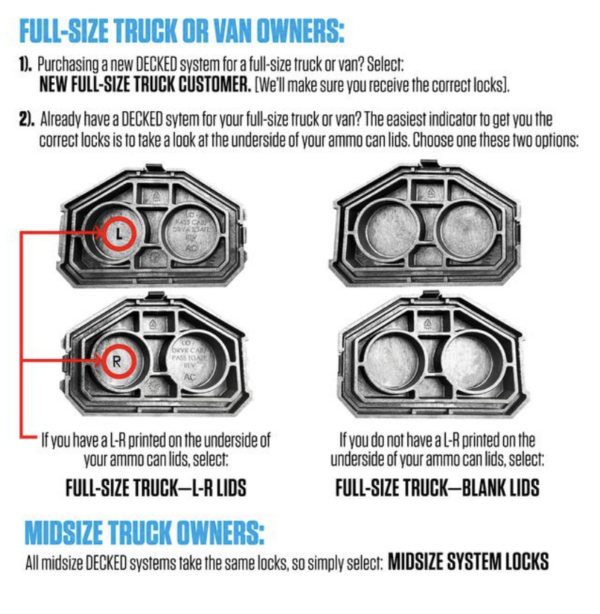 Låser til skuffesystem Ford. Innredning lasteplan Toyota. Innredning lasteplan Ford. Innredning VW. Decked skuffesystem