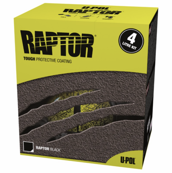 Raptor bedliner, flytende, 4L Kit