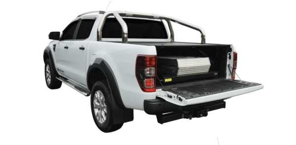 Bedslide til pickup. Uttrekkbart gulv til lasteplan. Planslede til Ford, Toyota Hilux, VW Amarok, Isuzu D-Max, Nissan Navara