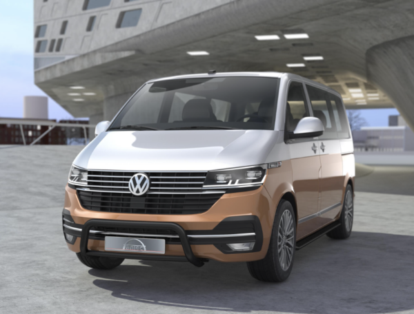 Frontbøyle VW Transporter T6, 2019-2024, sort