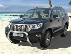 Kufanger Toyota Landcruiser. EU godkjent frontbeskyttelse Toyota