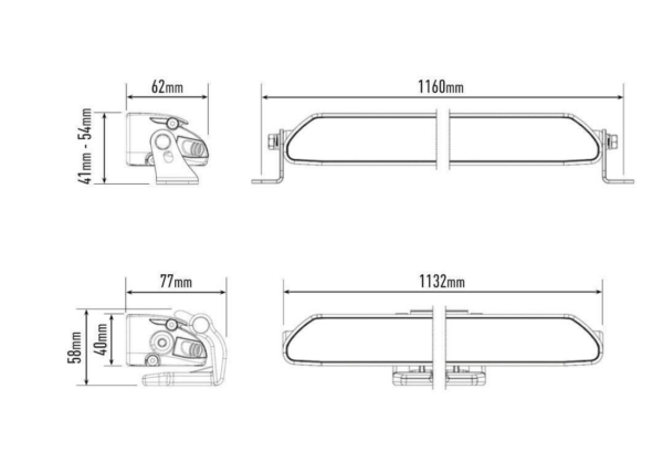 0L42-LNR Lazer Linear 42. Lazer ledbar.