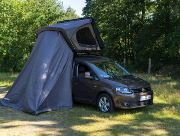 Awning Plus Bookara. Dette er en enkel markise eller skifterom