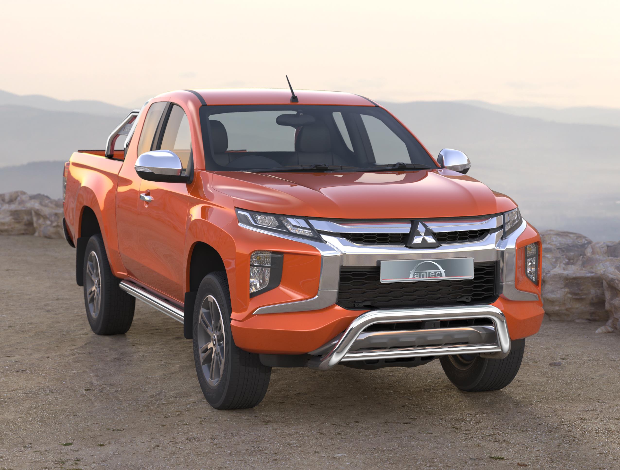 Kufanger Mitsubishi. EU godkjent frontbeskyttelse Mitsubishi L200