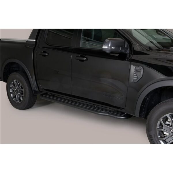 Stigtrinn Toyota Hilux DC 2016-2025, sorte