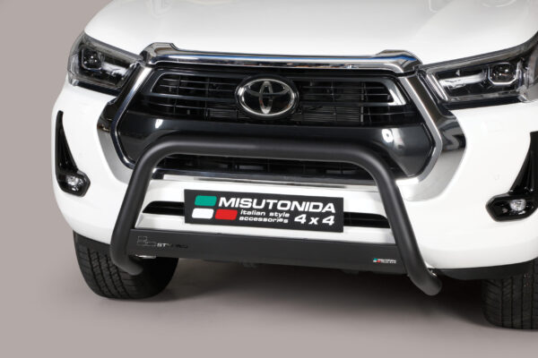 Frontbøyle Toyota Hilux 2021+, Medium Bar sort