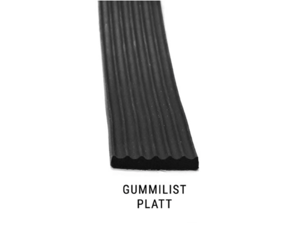 Gummilist flat, Almeco