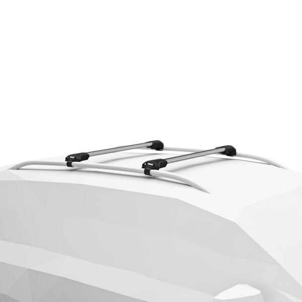 Thule Wingbar Edge sølv takstativ til Nissan D23 DC 2016-2022 (med rails)