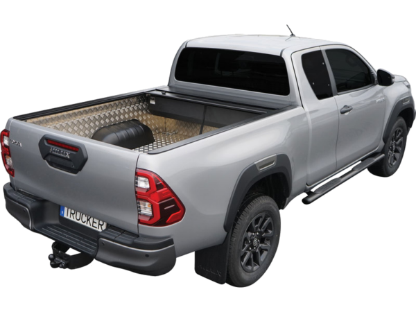 Rulledeksel til Toyota Hilux. Hilux bed cover som er et låsbart rullelokk til Hilux