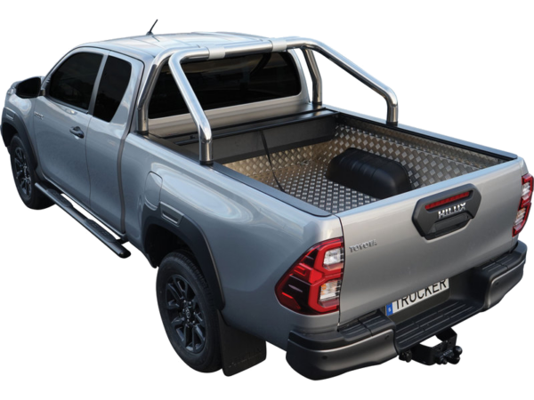 Rulledeksel til Toyota Hilux. Hilux bed cover som er et låsbart rullelokk til Hilux