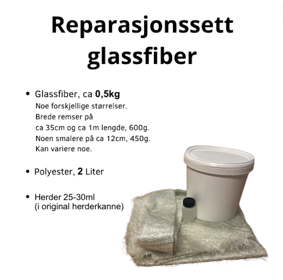 Reparasjon båt glassfiber