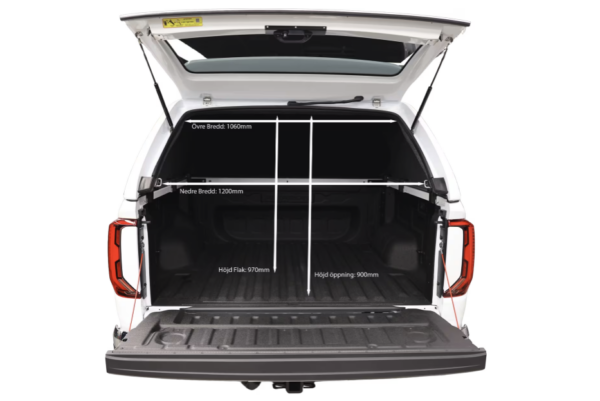 Alpha GSR VW Amarok. Hardtop med lufteluker Amarok