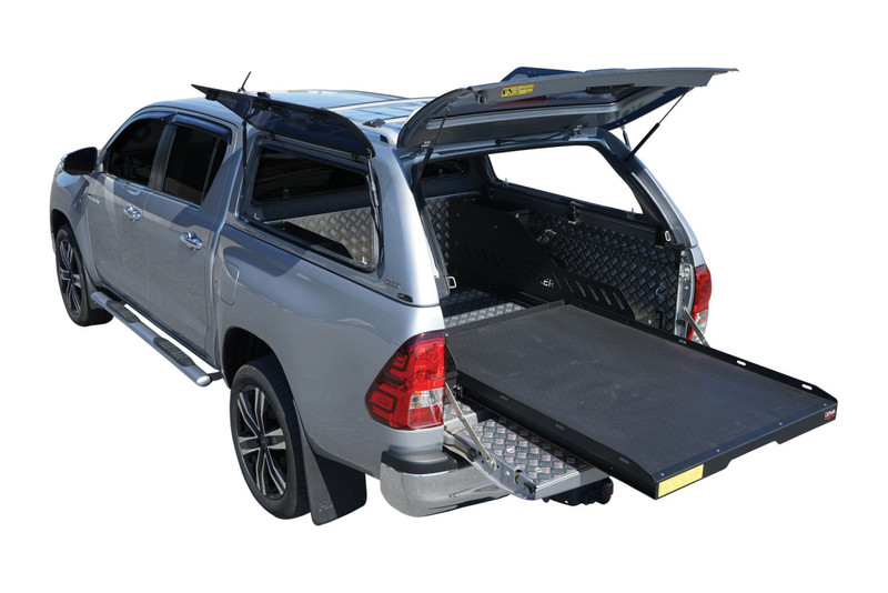 Decked skuffesystem Toyota Hilux D-Cab 16+/ 21+ - Accessories Bedslide